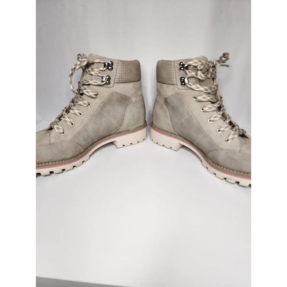 Sole Society Gray Combat Boots - Size 10M